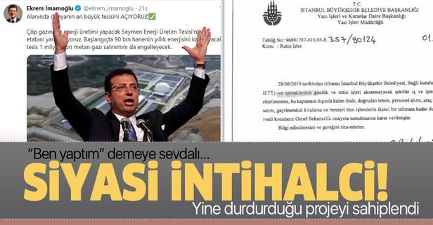 AK Partili Mehmet Tevfik Göksu : CHP’li İBB Başkanı Ekrem İmamoğlu Siyasi intihalcidir !