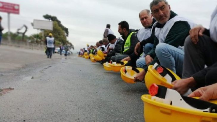 Ankara’ya yürüyen Soma madencilerine Jandarma Müdahalesi