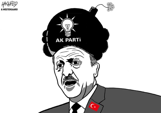 recep tayip Erdoğan karikatür