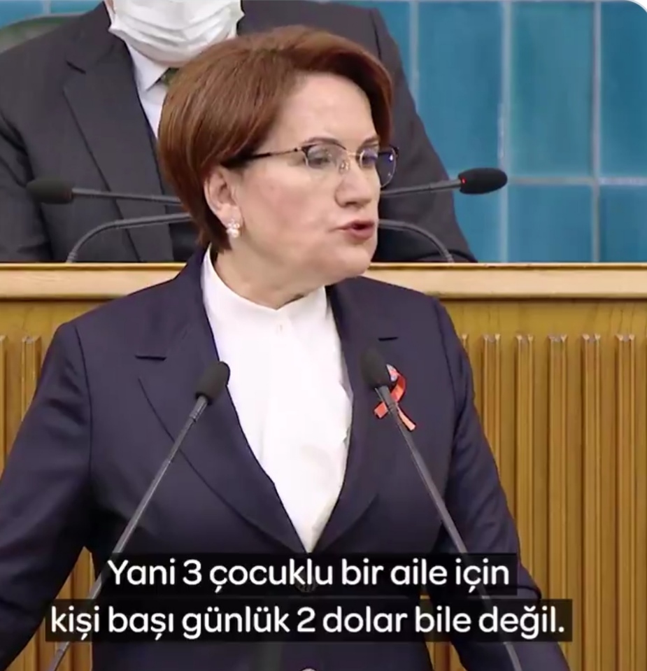 Ülkücü Meral Akşener: haydi simit hesabını şimdi yap Erdoğan!