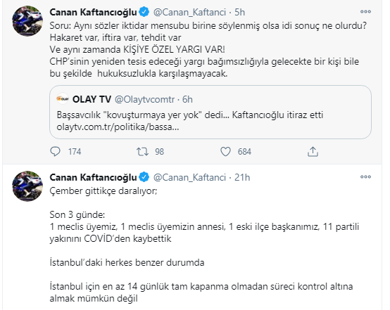 Canan Kaftancıoğlu'na tehdit ve cinsel mesaj atan kişi serbest kaldı! Ak partili olsaydı serbest kalımıydı?