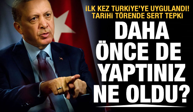 Başkan Erdoğan: Yaptırım ilk defa Türkiye’ye uygulanıyor