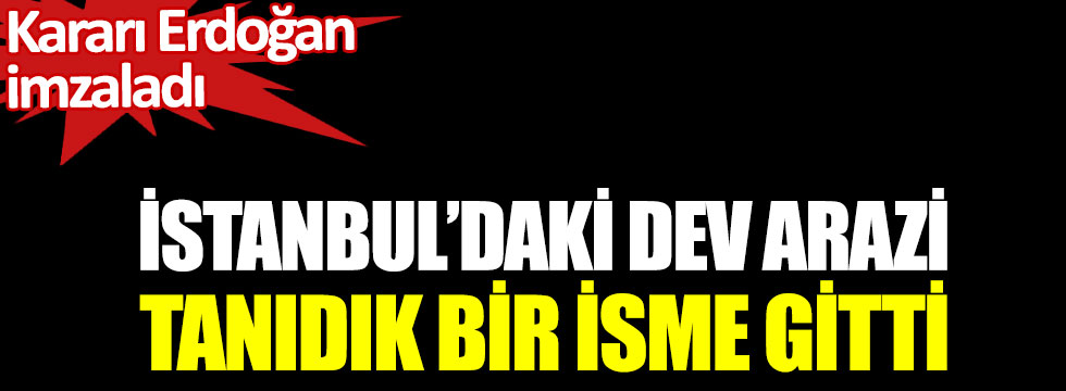 Murat Sancak’ın sahibi olduğu şirkete İstanbul Silivri’de arazi tahsis edildi! Daha önce tek çivi çakmamıştı!