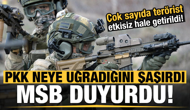 PKK ne olduğunu bile anlayamadan TSK çok sayıda teröristi öldürüldü…