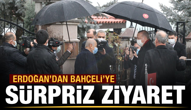 Cumhurbaşkanı Erdoğan’dan Bahçeli’ye sürpriz ziyaret geldi