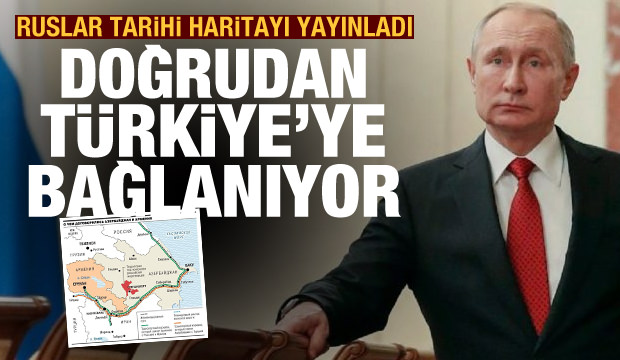 Rusya tarihi Dağlık Karabağ haritasını yayımladı! Doğrudan Türkiye’ye bağlanıyor