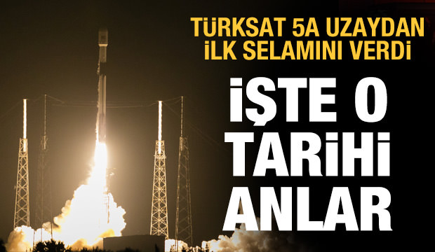 Türkiye uzay da yeni bir adım daha attı Türksat 5A uydusu fırlatıldı!