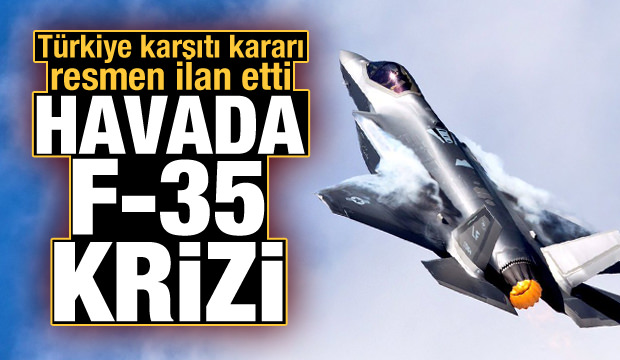 Havada büyük kriz çıktı ! Türkiye karşıtı F-35’ler için harekete geçtiklerini resmen duyurdu 