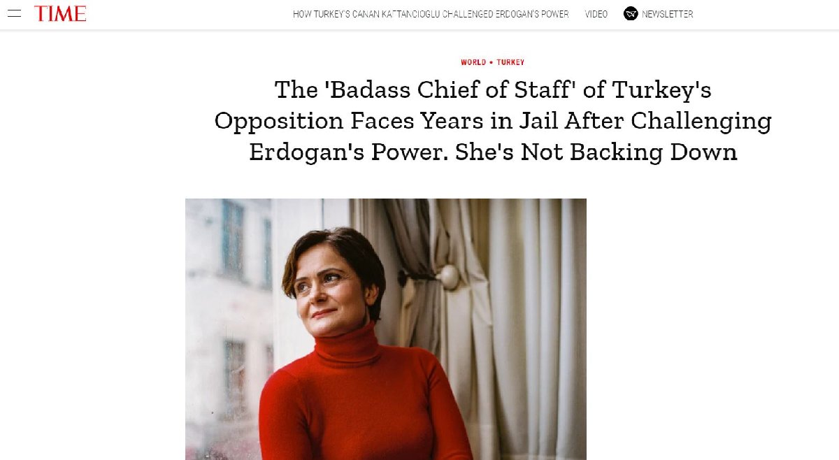 Erdoğan’ı deviren kadın Canan Kaftancıoğlu Time Dergisine konu oldu! İstanbul’u Erdoğan’a Kaybettirdi!