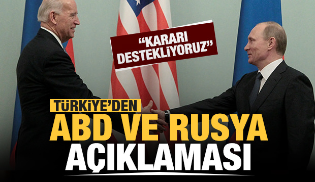 Türkiye’den flaş Rusya ve ABD açıklaması