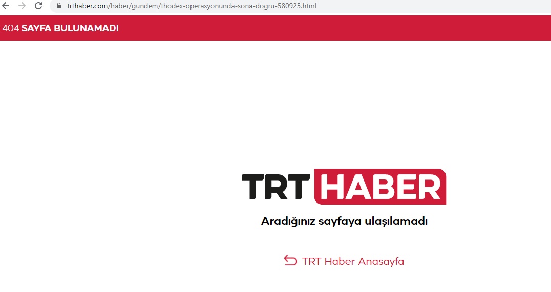 TRT Faruk Fatih Özer haberini yayından kaldırdı sildi