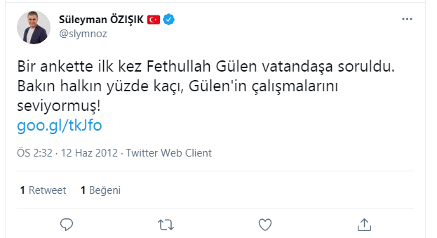 Süleyman Özışık Terörist başı Fethullah Gülen
