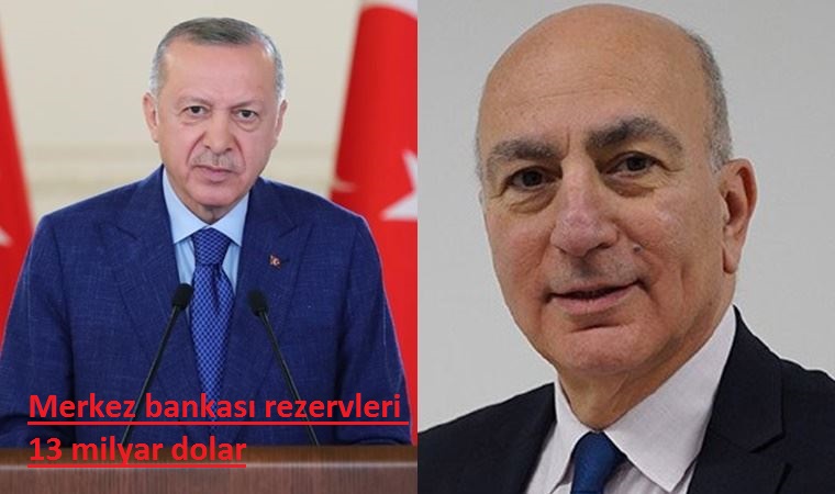 Erdoğan’ın, “Merkez Bankası rezervlerimiz 100 milyar dolar seviyesine ulaştı demişti 13 milyar dolarmış!