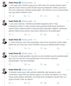 Sedat Peker'den Süleyman Soylu hakkında yeni iddia Thodex soyguncusu Fatih Özer detayı!