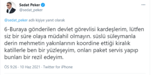 Sedat Peker'den Süleyman Soylu hakkında yeni iddia Thodex soyguncusu Fatih Özer detayı!