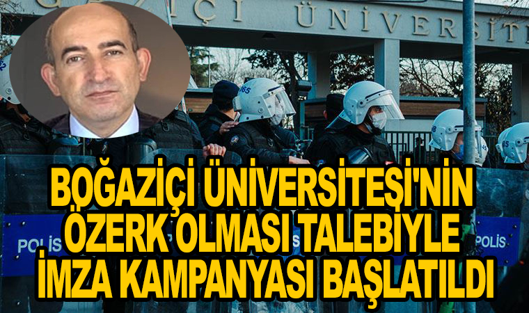 Boğaziçi Üniversitesi’nin özerk olması talebiyle imza kampanyası başlatıldı! Ak Partili Melih Bulu’ya Şok!