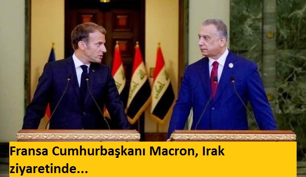Fransa Cumhurbaşkanı Macron, Irak ziyaretinde…
