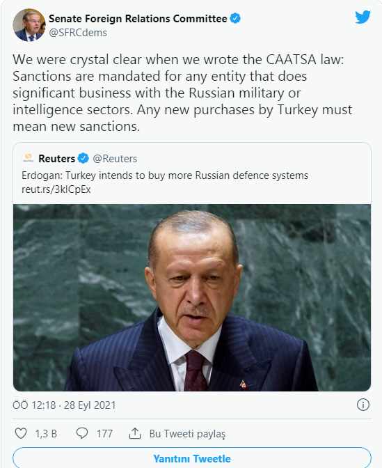 ABD’den Türkiye’ye yaptırım çıkışı: Çok açık ve nettik, Cumhurbaşkanı Erdoğan’a cevap verdiler!