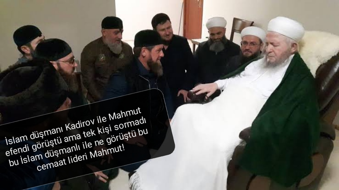 Mahmut efendi islam düşmanı kadirov ile yanyana!