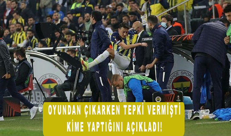 Fenerbahçeli Mesut Özil’den tepki sözleri! “Oyundan çıkarken hareketi kime yaptığını açıkladı”