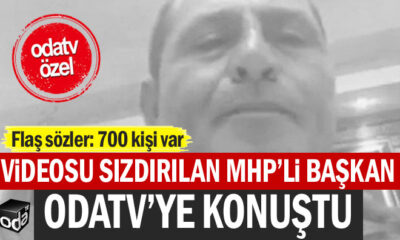 Videosu sızdırıldığı iddia edilen MHP’li Başkan Veyis Baysal Odatv’ye konuştu