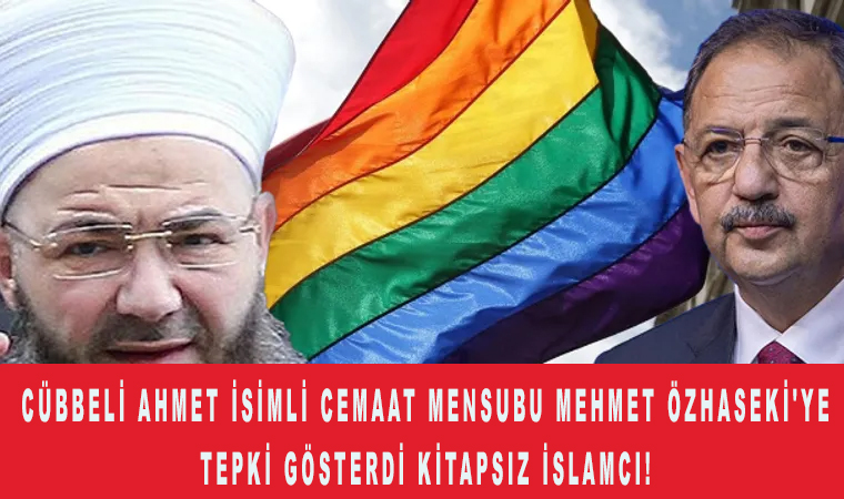 Ak Partili Cübbeli Ahmet isimli cemaat mensubu Mehmet Özhaseki’ye tepki gösterdi kitapsız İslamcı!