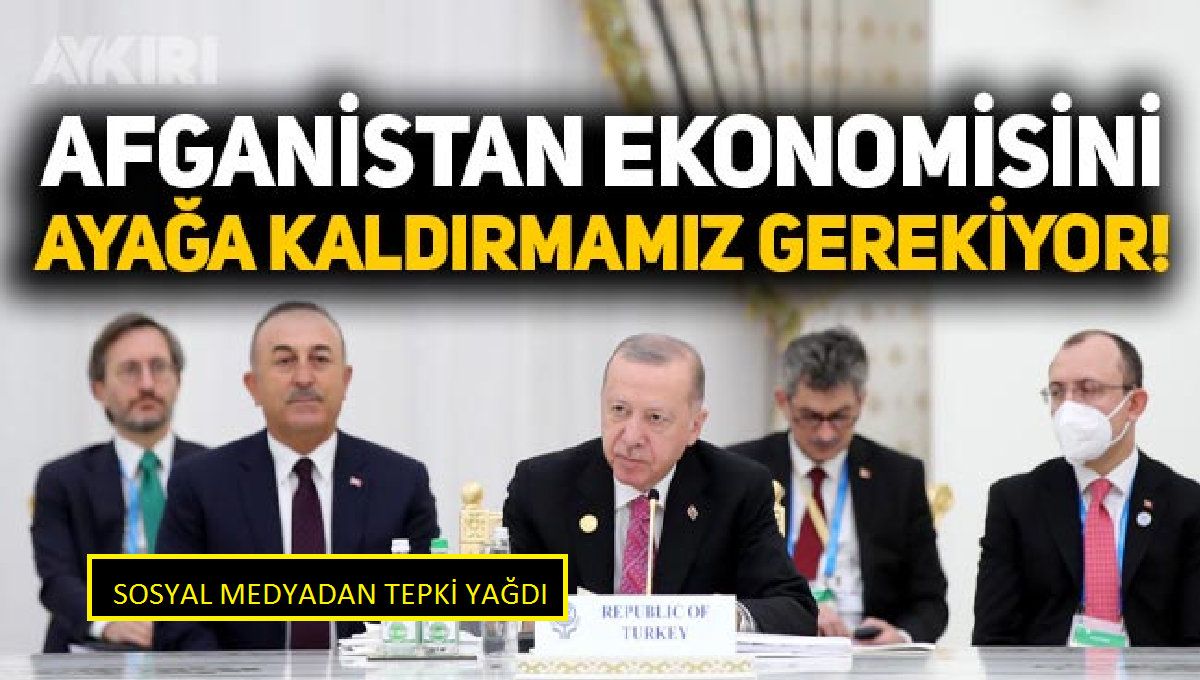 Recep Tayyip Erdoğan: “Afganistan ekonomisini ayağa kaldırmamız gerekiyor”