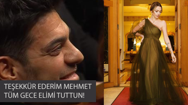 47’inci Altın Kelebek Ödül alan Hadise, ilk teşekkürü sevgilisi Mehmet Dinçerler’e etti
