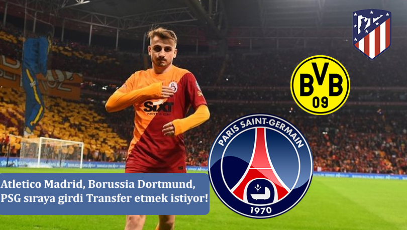 Kerem Aktürkoğlu için Atletico Madrid, Borussia Dortmund, PSG sıraya girdi Transfer etmek istiyor!