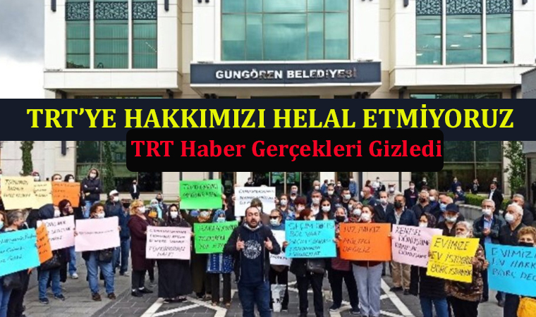 TRT kimin kurumu, Verdiğimiz vergilerler alığınız maaşları helal etmiyoruz haram olsun! Ak Partili Güngören belediyesi skandalı!