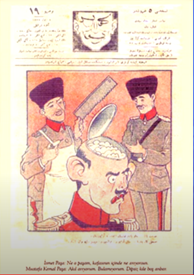 Mustafa kemal Atatürk karikatür