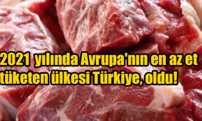 Avrupa'nın en az et tüketen ülkesi Türkiye, oldu! Oluşan durumun haritalara yansıması sonrası milyonlarca kişinin et tüketemediği ortaya çıktı!