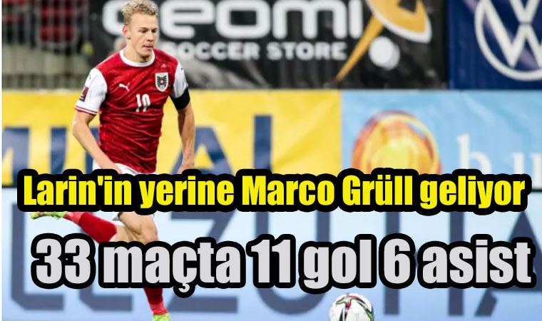 Beşiktaş Larin’in yerine Marco Grüll geliyor transfer edilecek