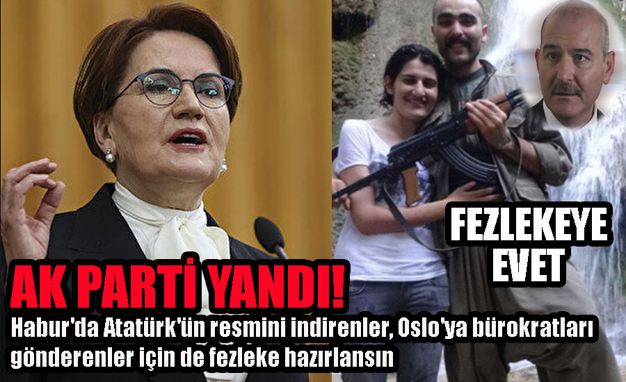 Meral Akşener: HDP’li Semra Güzel, Habur’da Atatürk’ün resmini indirenler, Oslo’ya bürokratları gönderenler için de fezleke hazırlansın