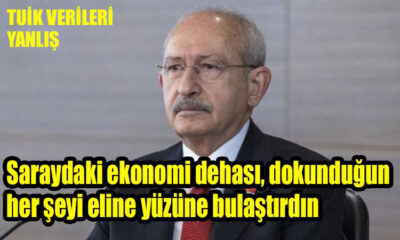 Kemal Kılıçdaroğlu'ndan enflasyon açıklaması: Saraydaki ekonomi dehası, dokunduğun her şeyi eline yüzüne bulaştırdın