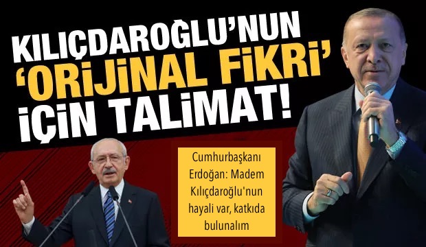 Cumhurbaşkanı Erdoğan: Madem Kılıçdaroğlu’nun hayali var, katkıda bulunalım