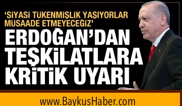 Cumhurbaşkanı Erdoğan: Muhalefetin toplumu kutuplaştırmasına izin vermeyeceğiz…