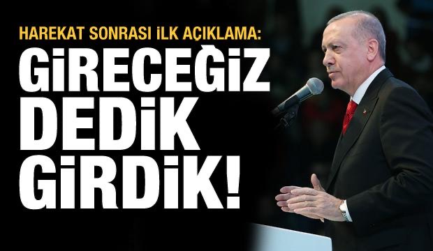 Cumhurbaşkanı Erdoğan’dan Kış Kartalı ile ilgili ilk açıklama geldi : Kaçacak yer bulamadılar