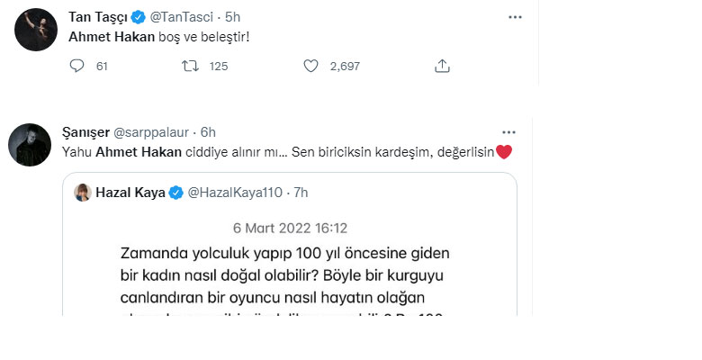 Hazal Kaya’dan Ahmet Hakan’a yanıt: 'Haddiniz değil!' Ahmet Hakan'a tepki dinmiyor!