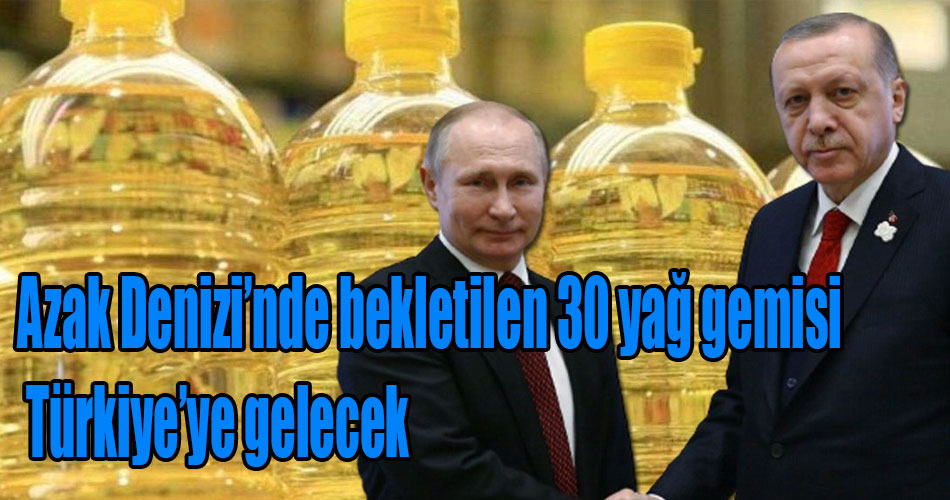Putin ve Erdoğan görüşmesi sonrası Azak Denizi’nde bekletilen 30 yağ gemisi Türkiye’ye gelecek