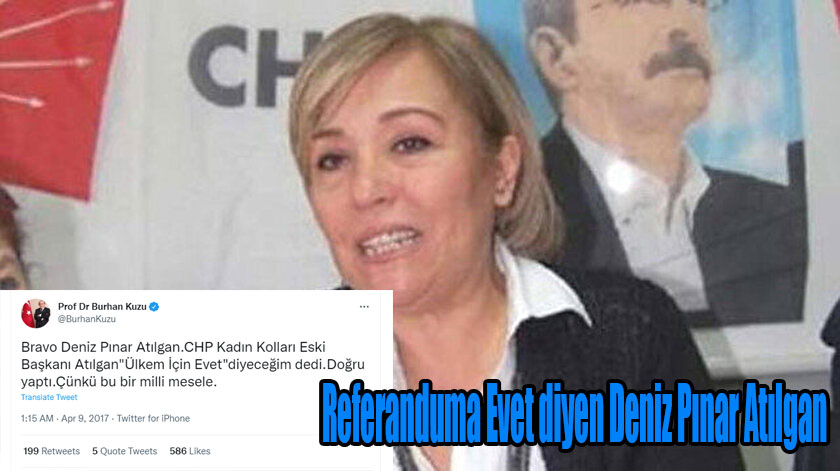 Referanduma Evet diyen Deniz Pınar Atılgan! Sabah Gazetesine konuşmuş! Seni kim dikkate alır?