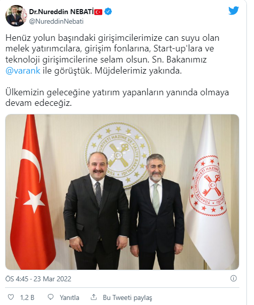 Ak Partili Bakan Nureddin Nebati Mustafa Varank ile görüştü Müjde vereceklerini belirtti!