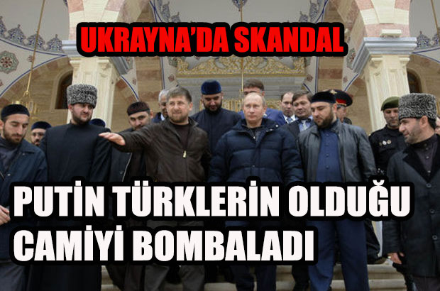 Ukrayna’da Rusya 86 Türk’ün sığındığı camiyi Bombalandı! Putin camileri hedef aldı!