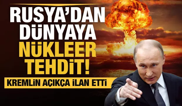 Rusya’dan bu seferde dünyaya tehdit : “Varoluşsal bir tehdit” görürsek nükleer silaha başvurabiliriz