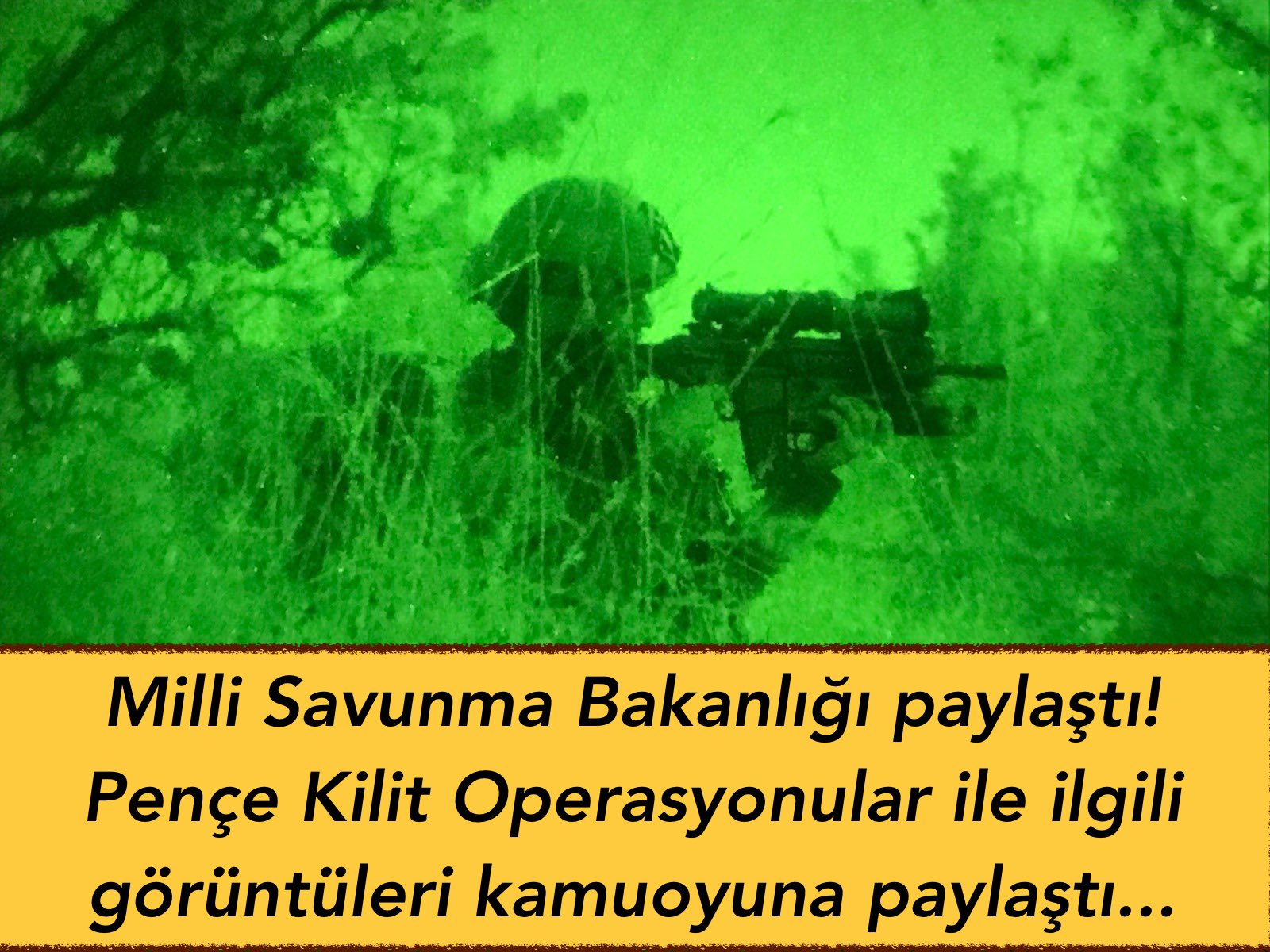 Milli Savunma Bakanlığı paylaştı! Pençe Kilit Operasyonular ile ilgili görüntüleri kamuoyuna paylaştı…