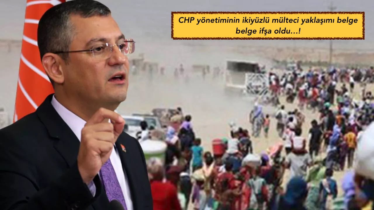 CHP yönetiminin ikiyüzlü mülteci yaklaşımı belge belge ifşa oldu…!