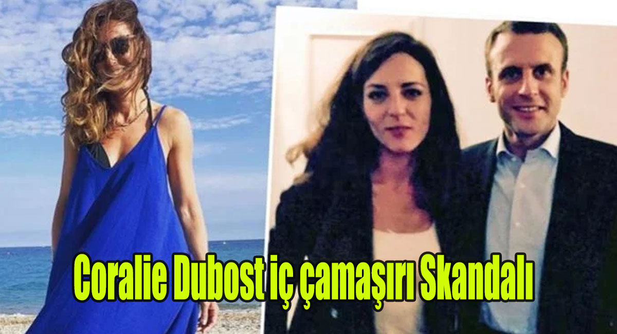 Coralie Dubost iç çamaşırı Skandalı! İSTİFA ETTİ