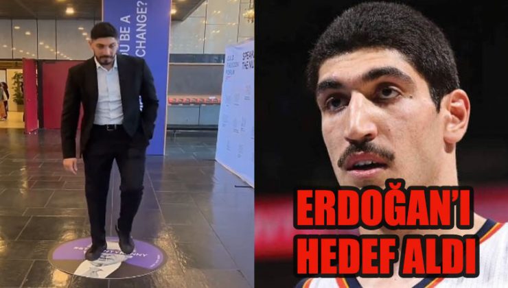 FETÖ – PDY üyesi Enes Kanter Erdoğan’ın resmine bastı ayaklarını sildi!