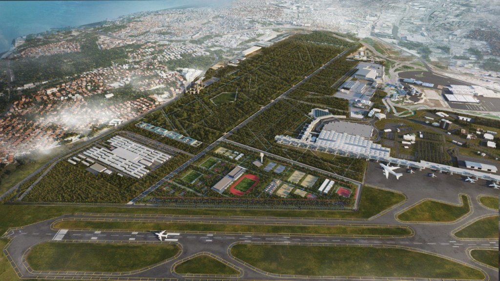 İstanbul Atatürk Havalimanı’nda yapacağımız Türkiye’nin en büyük millet bahçesi