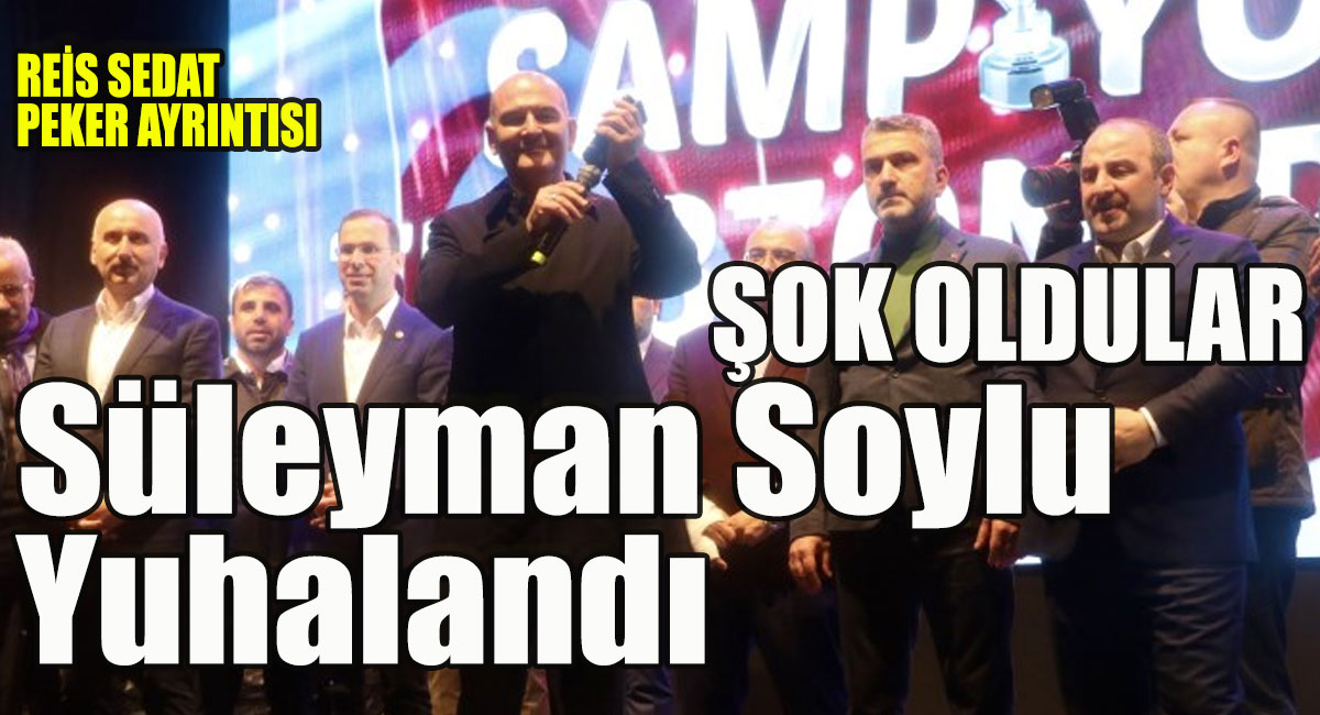 Trabzonspor Şampiyon oldu Süleyman Soylu Yuhalandı! Reis Sedat Peker Ayrıntısı!
